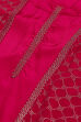Fuchsia Art Silk Shrug Style Kurta image number 1