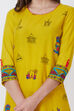 Yellow Viscose Rayon Straight Kurta image number 1