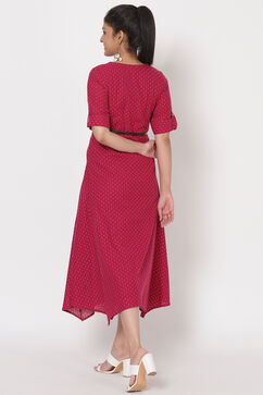 Pink Cotton Dress image number 3