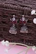 Red Brass Jhumka image number 0