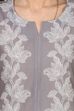 Grey Straight Cotton Kurta image number 1