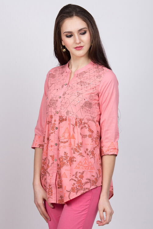 Peach Cotton Indie Top image number 0