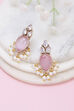 Light Pink Brass Drop & danglers image number 0