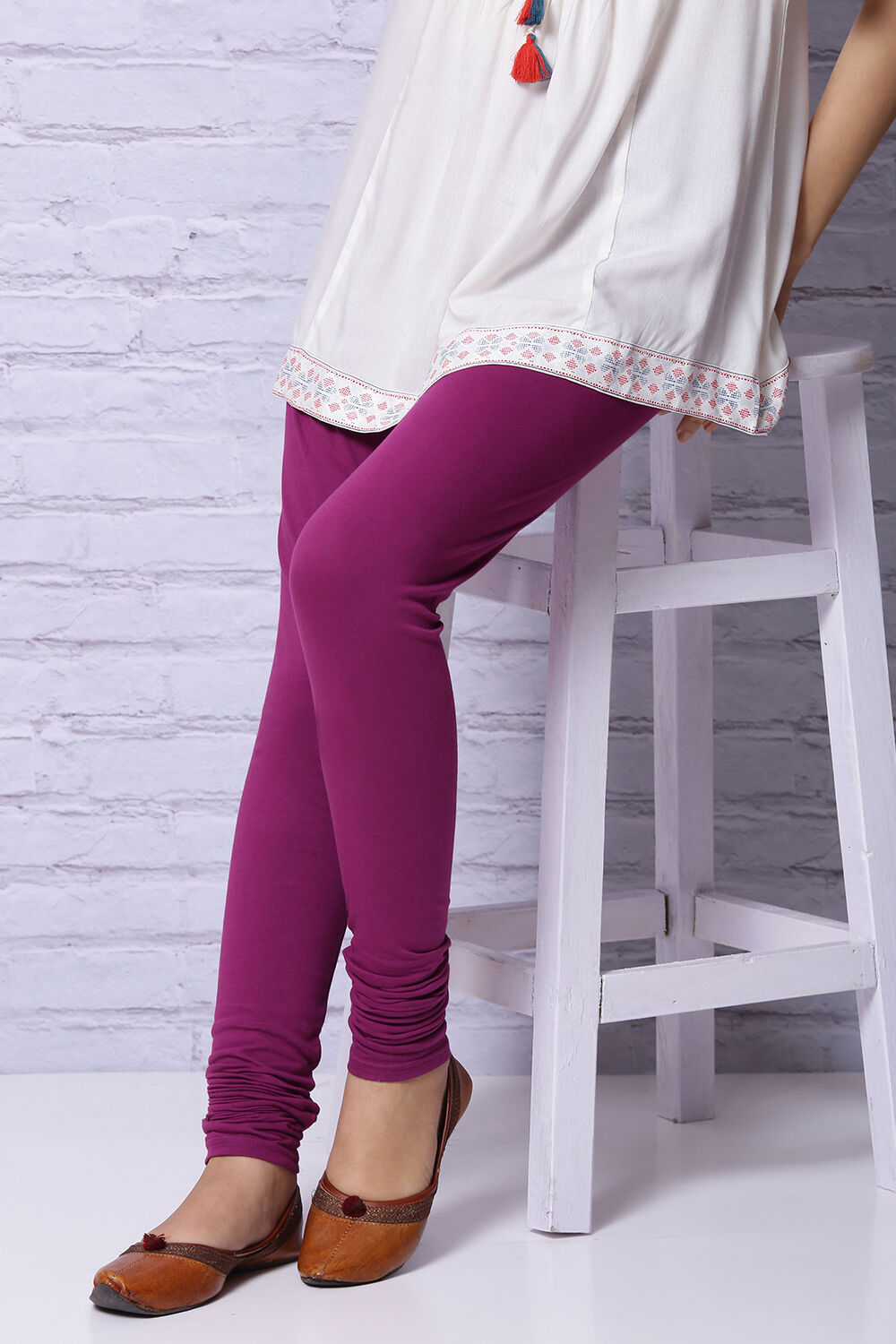 Phalsa Cotton Single Jersey Churidar image number 1