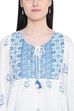 White Cambric Indie Top image number 1