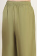 Green Viscose Blend Straight Set image number 2