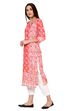 Pink Straight Rayon Kurta image number 2