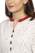 Ecru Kalidar Cotton Kurta image number 1