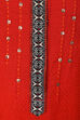 Red Straight Modal Kurta image number 5