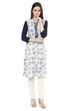 Indigo Straight Cotton Kurta image number 0