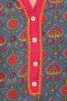 Blue Straight Modal Kurta image number 4