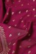 Maroon Viscose Blend Straight Printed Suit Set image number 3