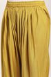 Yellow Viscose Polyester Straight Suit Sets image number 2