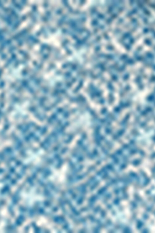 Blue and White Floral Printed Straight Kurta image number 6