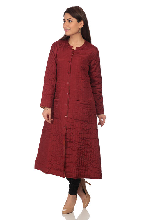 Black A Line Viscose Jacket image number 2