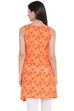 Pink Viscose A-Line Kurta image number 7