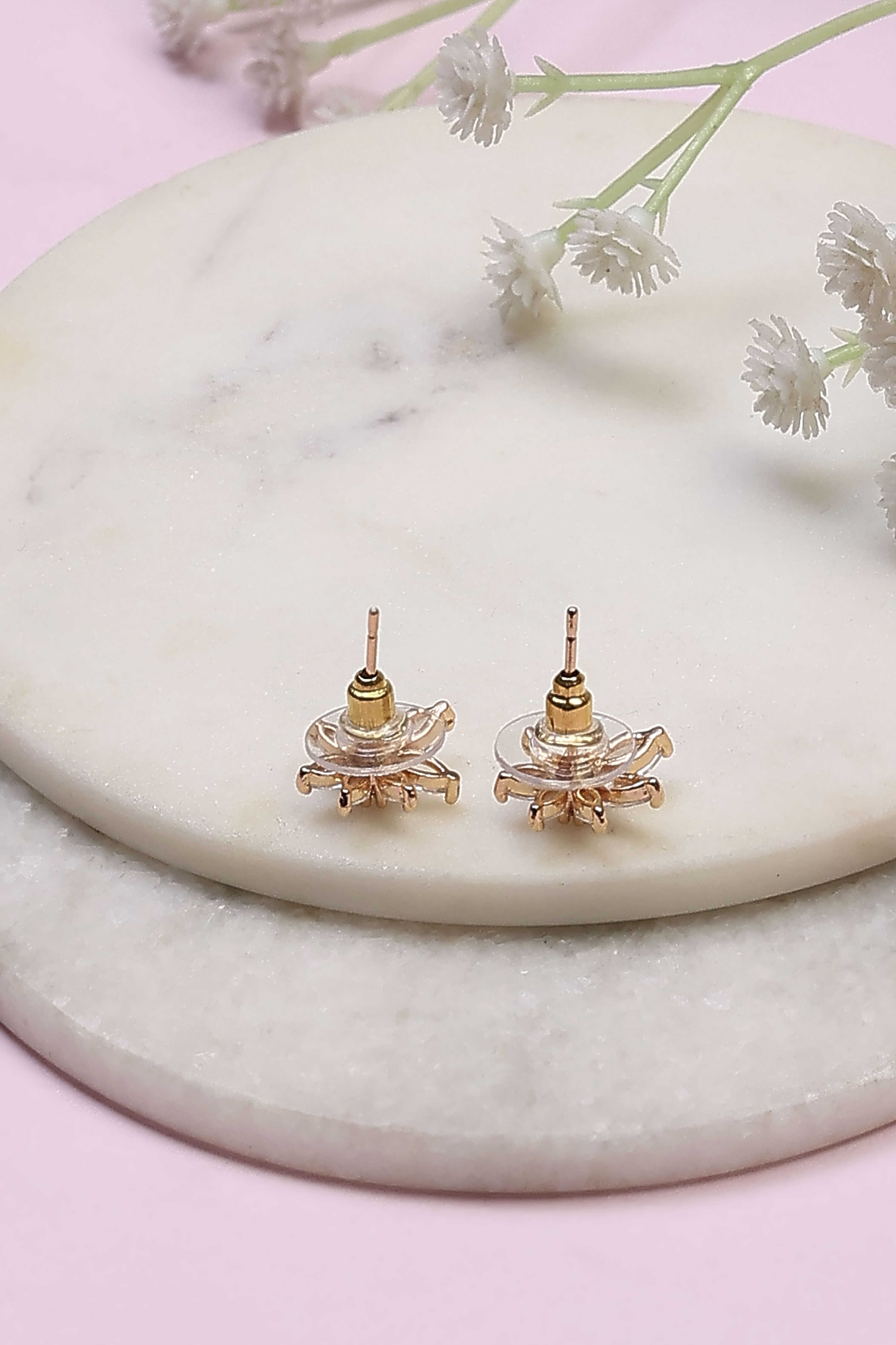 White Brass Studs image number 2