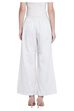 Rangriti Ivory Cotton Flex Palazzo image number 4