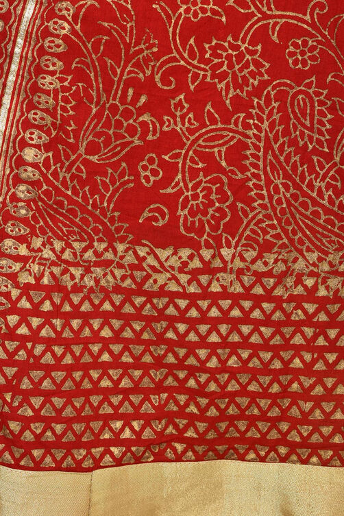 Maroon Kalidar Viscose Kurta image number 1