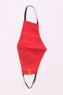 Red Viscose Mask image number 3