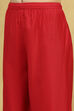 Mustard Polyester Solid Straight Kurta Pants Set image number 2