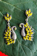 Yellow Metal Brass Earring image number 0