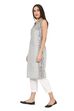 Grey Straight Cotton Kurta image number 4