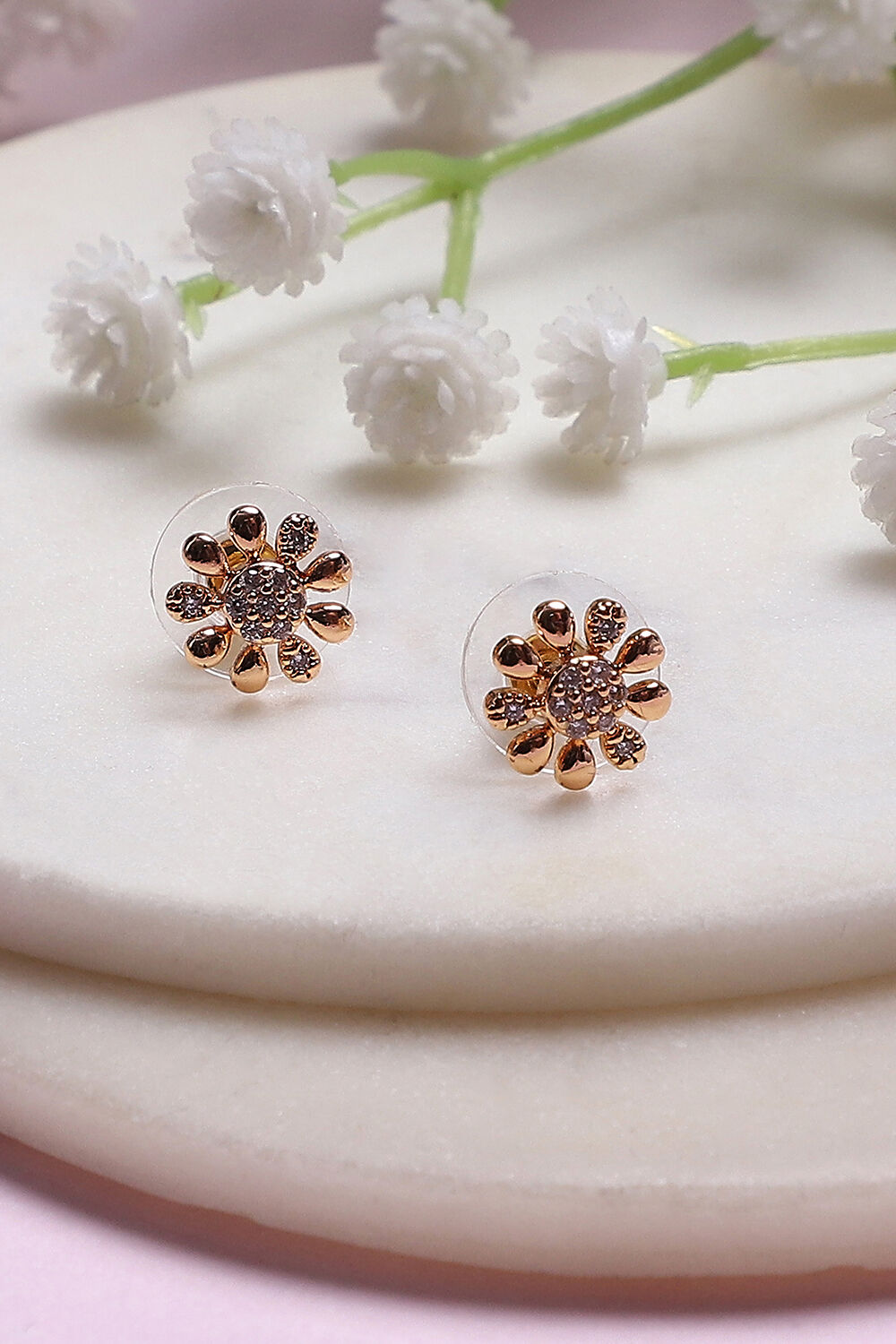 White Alloy Studs image number 0