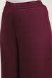Pink Viscose Polyester Viscose Rayon Kurta Pants Set image number 2