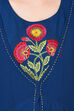Indigo Kalidar Viscose Kurta image number 6