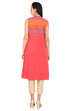 Coral Straight Cotton Kurta image number 6