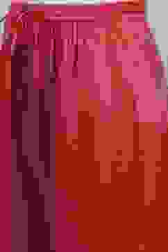 Red Viscose Rayon Printed Kalidar Suit Set image number 2