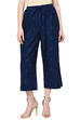 Indigo Cotton Fusion Pants image number 0