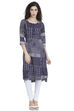 Pink A Line Wool Kurta image number 0