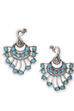 Turquoise Metal Brass Earring image number 0