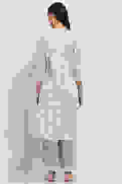 Blue Cotton Printed Straight Suit Set image number 4