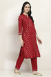 Pink Viscose Straight SET image number 5