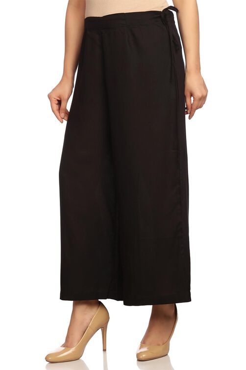 Pink Viscose Rayon Culottes image number 2
