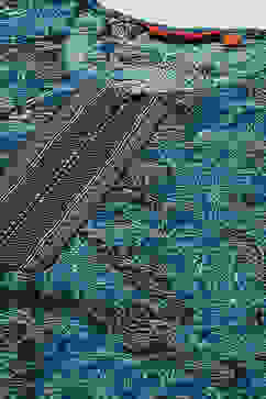 Blue Rayon Straight Suit Set image number 1