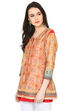 Beige Straight Polyester Reversible Kurta image number 2