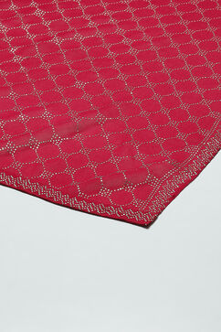 Pink Art Silk Straight Suit Set image number 3