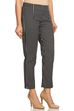 Black Cotton Fusion Pants image number 0