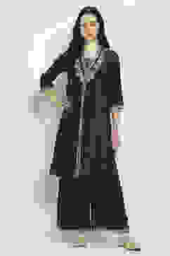 Navy Viscose Kalidar SET image number 6