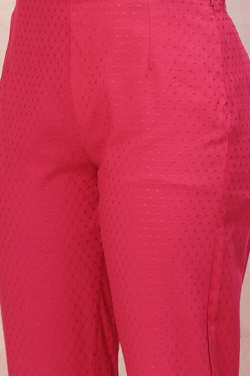 Pink LIVA Straight Suit Set image number 2