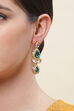 Green Alloy Earrings image number 1