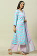 Aqua LIVA Woven Straight Kurta Suit Set image number 6