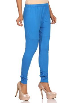 Light Blue Cotton Leggings image number 2