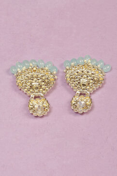 Light Blue Alloy Earrings image number 2