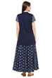 Indigo Straight Viscose Rayon Indie Top image number 4