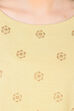 Beige Straight Viscose Indie Top image number 1